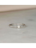 The Diamond Store diamond engagement ring princess cut 0.25ct (British brand)