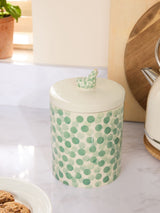 Next Sage Green Pat the Chicken Ceramic Biscuit Jar 22cm- Buy online at McGrocer