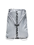 Under Armour Ozsee sackpack bag in black and grey, UK version