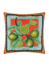 Next Furn Multicolour Anemone Limes Outdoor Cushion 45x45cm- Buy online at McGrocer