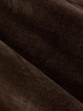 Yard brown chenille pencil pleat curtains, imported from the UK