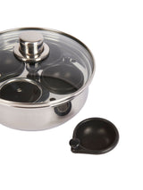 Kitchencraft Silver Non-Stick Stainless Steel 4 Egg Poacher Pan