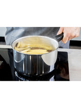Kitchencraft Silver Extra Deep Induction Saucepan with Lid 20cm