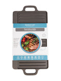 Kitchencraft grey 2-sided induction griddle pan, UK version