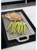 Kitchencraft grey 2-sided induction griddle pan, UK version