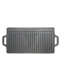 Kitchencraft grey 2-sided induction griddle pan, UK version