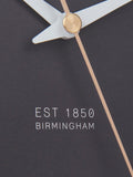 KitchenCraft copper-effect wall clock 24cm, UK version