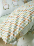 Catherine Lansfield green spring gonks reversible duvet cover set - British product