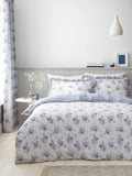 Catherine Lansfield Blue Lucie Floral duvet cover set - British product