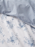 Catherine Lansfield Blue Lucie Floral duvet cover set - British product