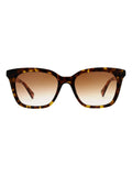 Ted Baker Brown Tyde sunglasses in black with floral temple - British product