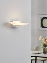 Next Eglo White Metrass LED Uplighter Wall Light- Buy online at McGrocer