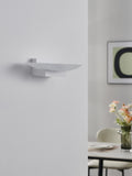Eglo Metrass white LED uplighter wall light, imported from the UK