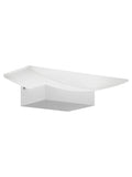 Eglo Metrass white LED uplighter wall light, imported from the UK