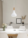 Eglo Sabinar white pendant ceiling light - British product