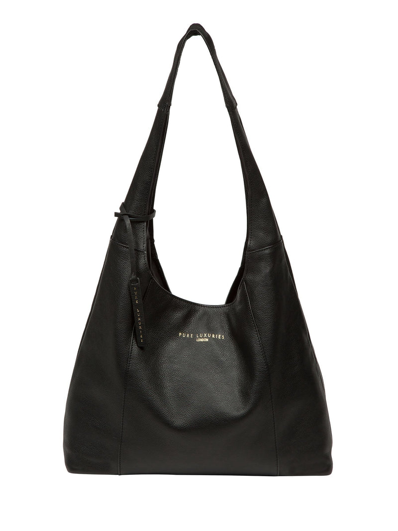 Pure Luxuries London black Nina shoulder bag - British product