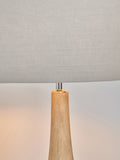 Pacific Lifestyle Corella mango wood table lamp - British product