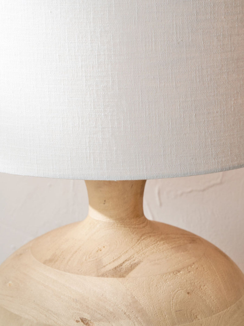Pacific Lifestyle Kiah mango wood table lamp (British brand)