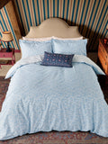 Joules Blue Fruity Ditsy Duvet Cover and 100% Cotton Pillowcase Set