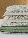 Joules Green Festival Pheasants duvet cover and pillowcase set, UK version