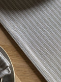 Gallery Home grey woven striped table runner 250x36cm, UK version