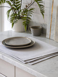 Gallery Home grey woven striped placemats 4 pack, UK version