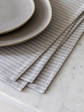 Gallery Home grey woven striped placemats 4 pack, UK version