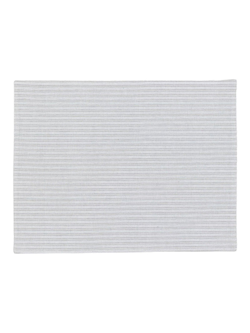 Gallery Home grey woven striped placemats 4 pack, UK version