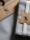 Gallery Home grey large dove table runner 250 x 36cm, UK version