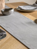 Gallery Home grey large dove table runner 250 x 36cm, UK version