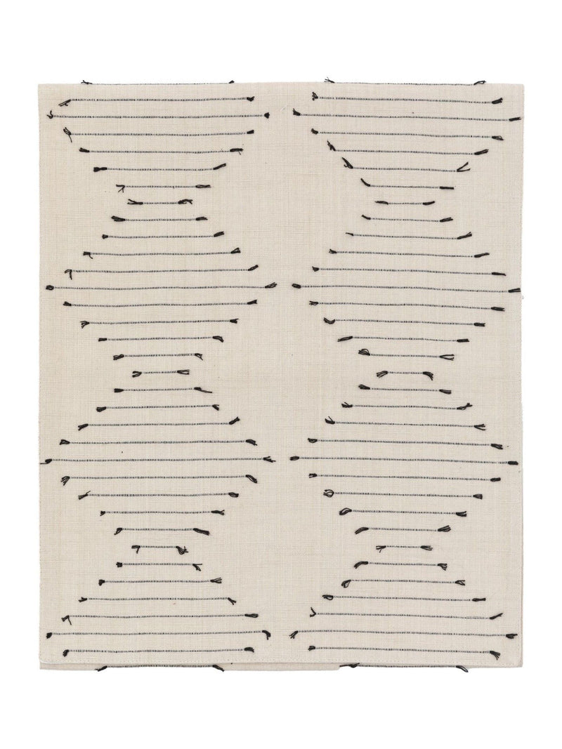 Gallery Home white diamond weave table runner 250x36cm, UK version
