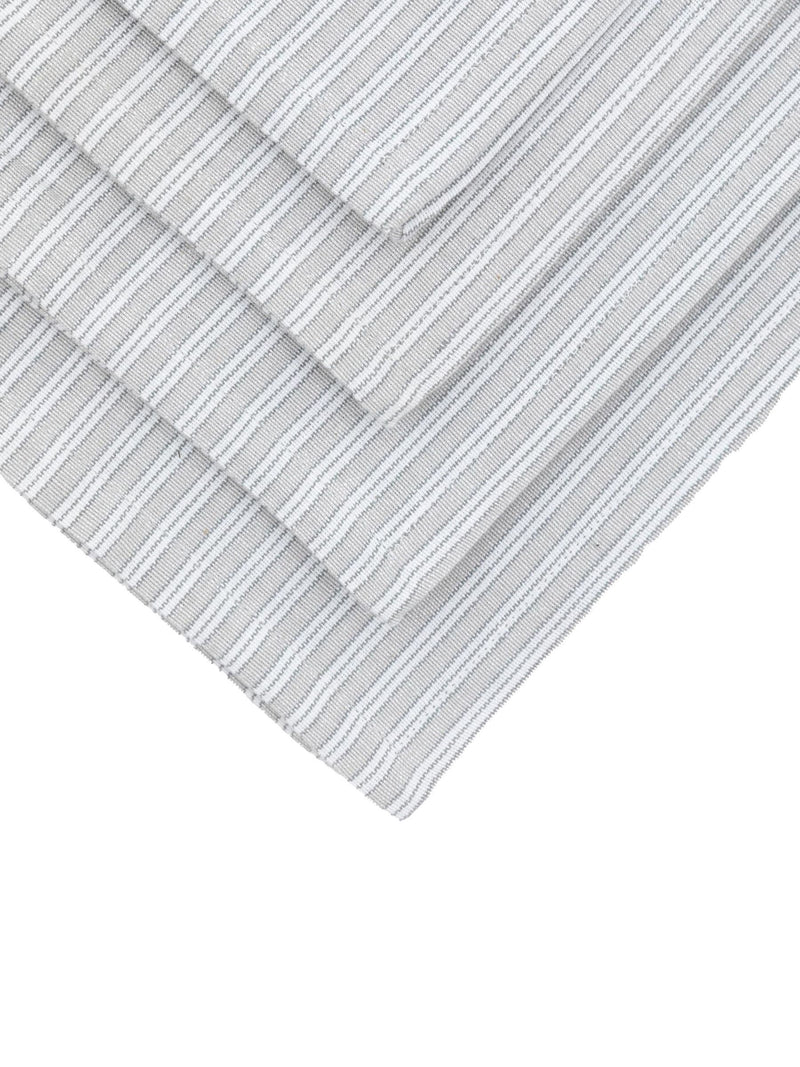 Gallery Home Grey Woven Striped Napkins 4 Pack, UK version