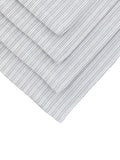 Gallery Home Grey Woven Striped Napkins 4 Pack, UK version