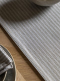 Gallery Home grey woven striped small table runner 180x36cm, UK version