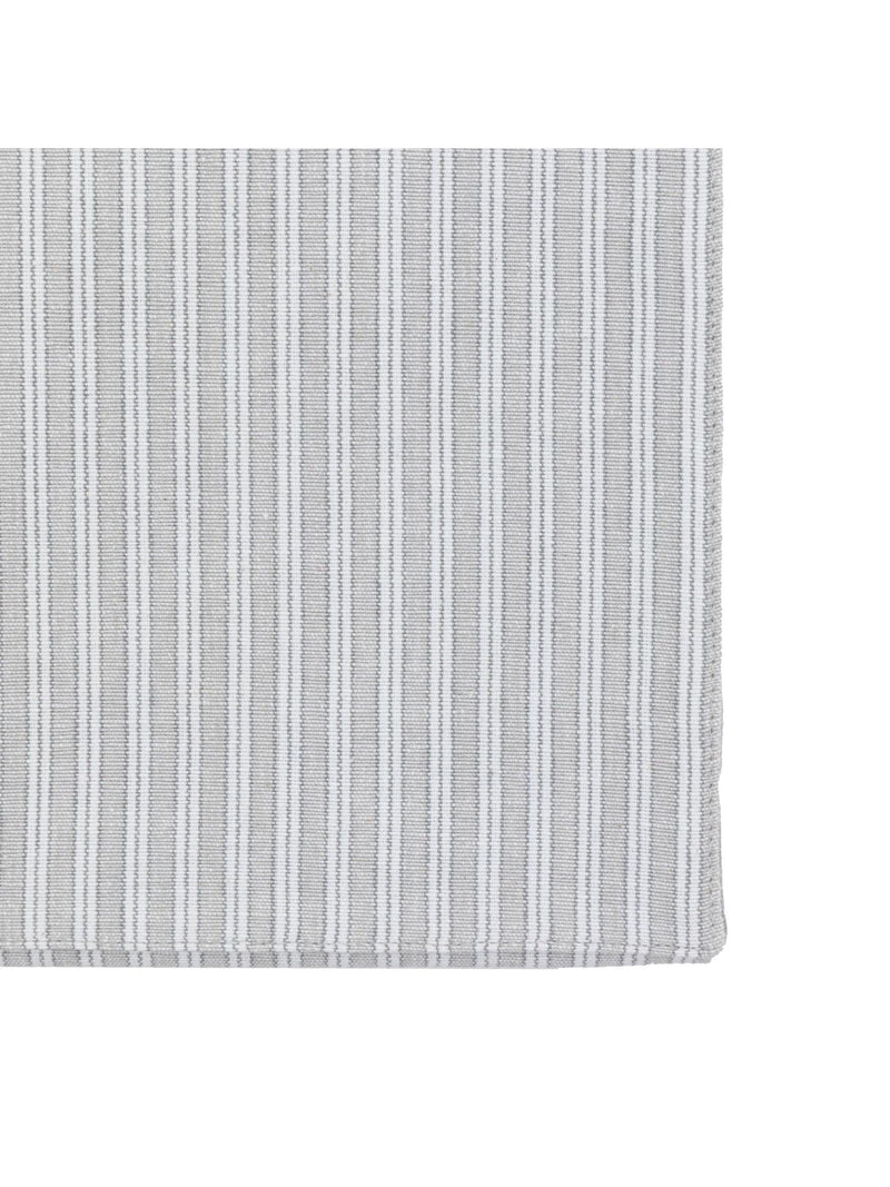 Gallery Home grey woven striped small table runner 180x36cm, UK version