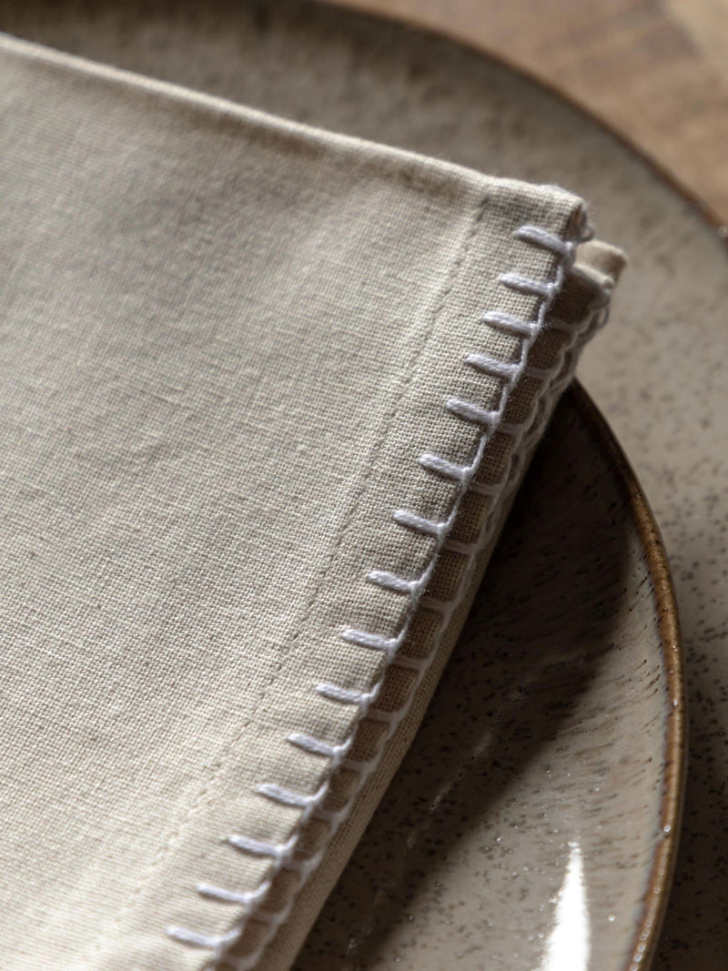 Gallery Home cream effect fabric napkins 4 pack, UK version