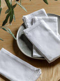 White classic fabric napkin 180x36cm, UK version