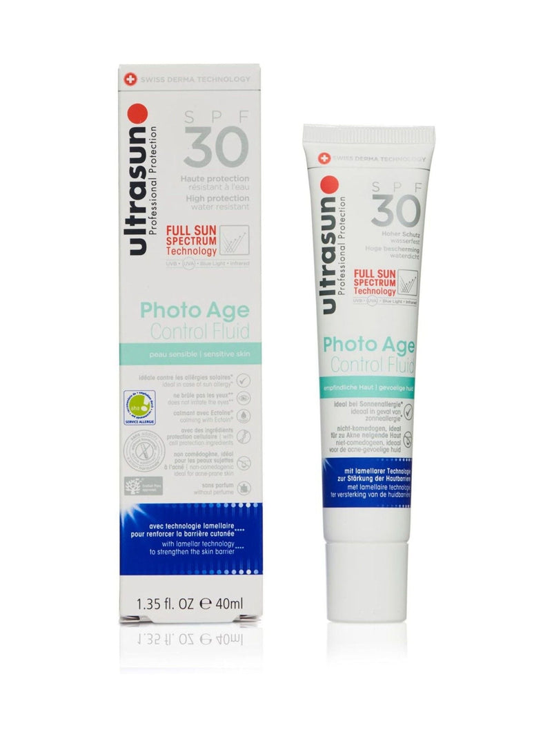Ultrasun Photo Age Control Fluid SPF30 40ml, imported from the UK