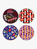 Eleanor Bowmer Halloween placemat and coaster set with spooky designs - British product