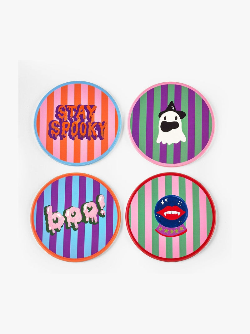 Eleanor Bowmer Halloween placemat and coaster set with spooky designs - British product