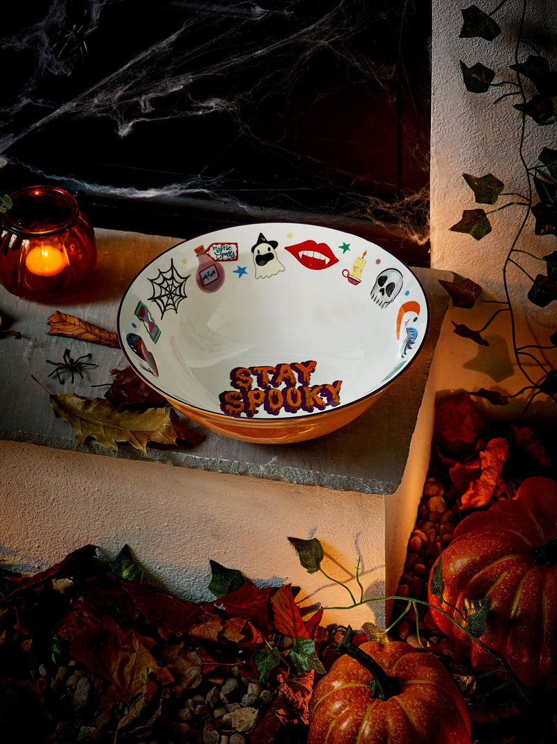 Eleanor Bowmer Multi Halloween Spooky Treat Serve Bowl