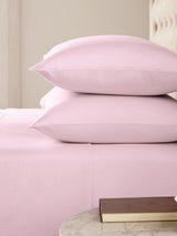 Helena Springfield Baby Pink Supersoft 100% Brushed Cotton Flat Bed Sheet