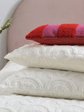 Helena Springfield White Annie duvet cover and pillowcase set, UK version
