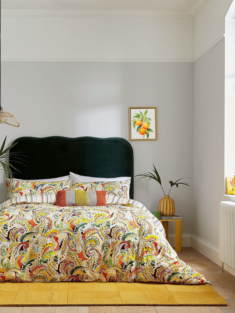 Helena Springfield Mango Penny duvet cover and pillowcase set, UK version