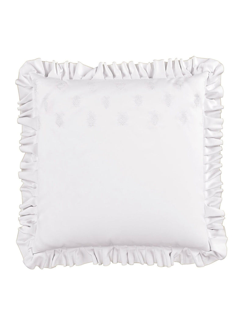 Sanderson Pinery embroidered pillowcase pair white cotton (British brand)