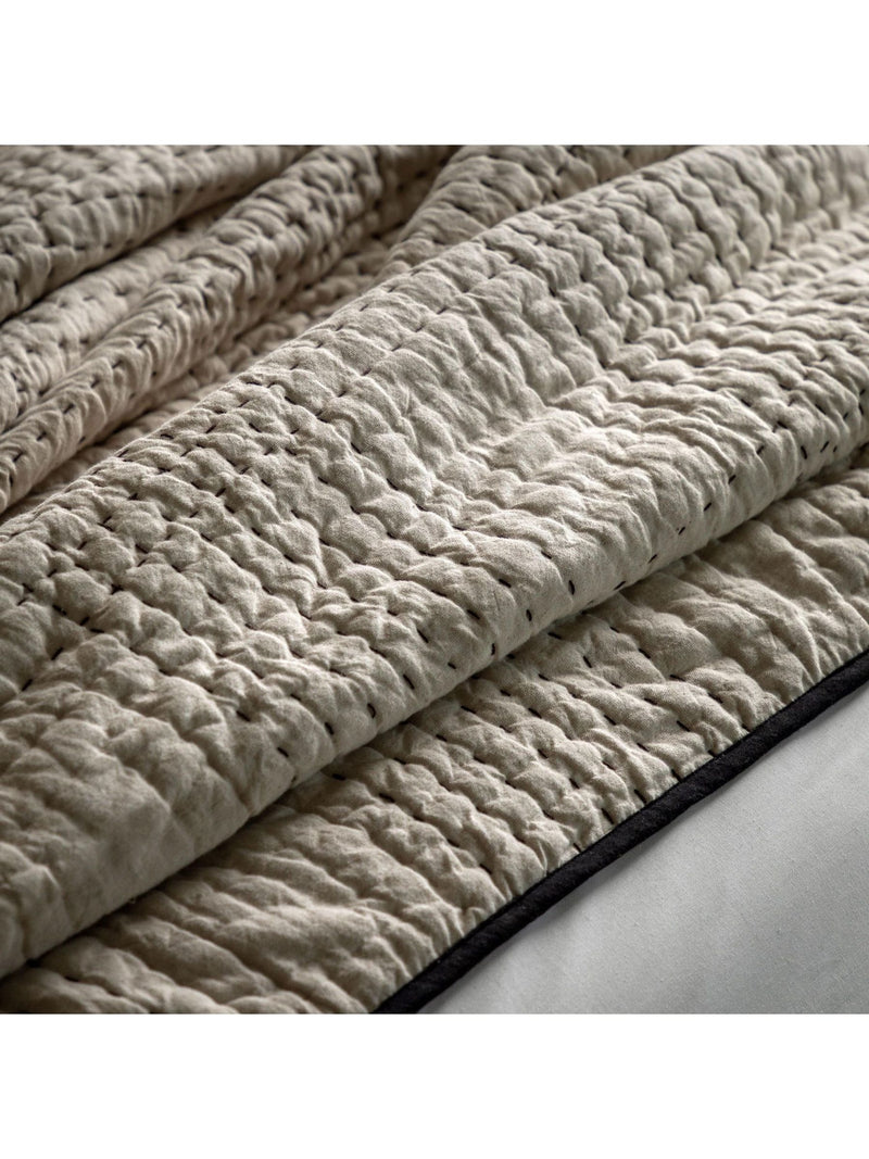 Gallery Home Natural Quilted Bedspread 240x260cm, imported from the UK