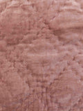 Gallery Home pink quilted cotton velvet bedspread imported from the UK