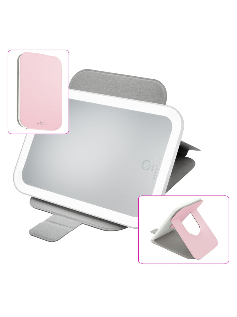 Stylpro On Tour Petite LED travel mirror (British brand)