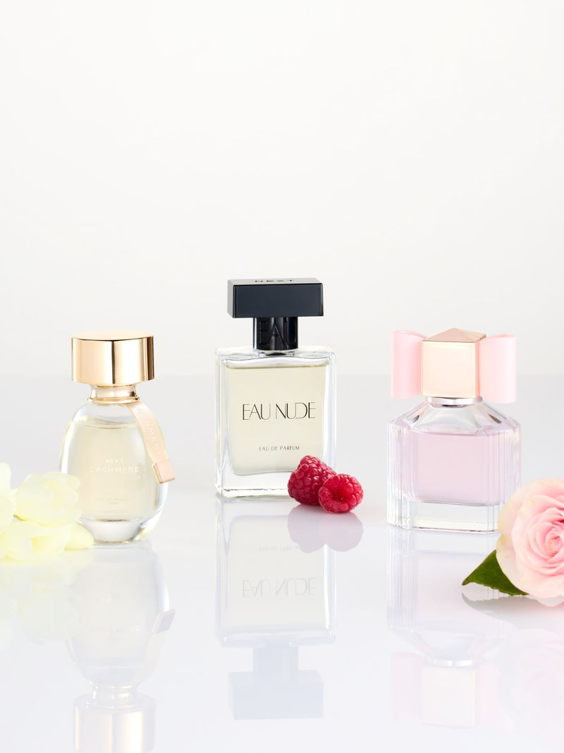 Cashmere, Eau Nude and Just Pink perfume gift set 30ml (British brand)