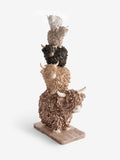 Hamish Highland Cow stacked ornament multi-coloured resin, imported from the UK